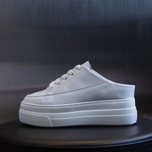 chuncky heels women slippers white genuine leather summer slippers for woman platform shoes mujer fashion wedge mules high heels, Black
chuncky heels women slippers white genuine leather summer slippers for woman platform shoes mujer fashion wedge mules high heels, Black