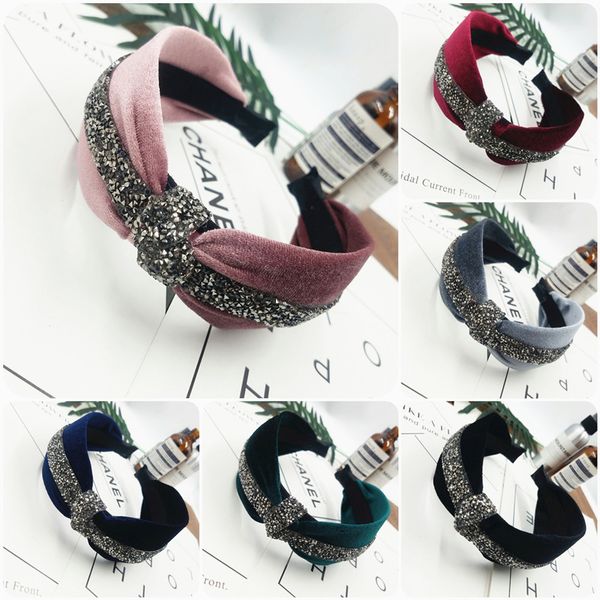 1pcs boutique diamond gold velvet knot hairband women girl hair head hoop band headband accessories for women headdress headwear
1pcs boutique diamond gold velvet knot hairband women girl hair head hoop band headband accessories for women headdress headwear