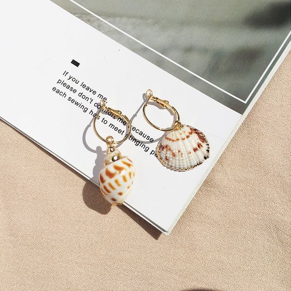 2019 new hoop earrings for woman bohemian natural conch shell asymmetric hoop earrings girl summer beach jewelry party gift, Golden;silver
2019 new hoop earrings for woman bohemian natural conch shell asymmetric hoop earrings girl summer beach jewelry party gift, Golden;silver