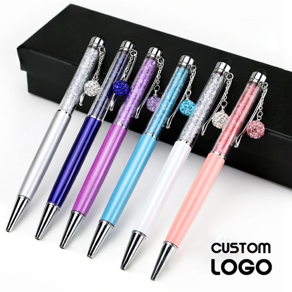 1pc personality crystal pendant ballpoint pens customer gift pens student creative stationery metal rhinestone laser custom, Blue;orange
1pc personality crystal pendant ballpoint pens customer gift pens student creative stationery metal rhinestone laser custom, Blue;orange