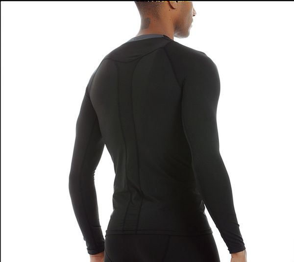 compression fitness running shirt men long sleeves gym t shirt male football sportswear sport tight, Black;blue
compression fitness running shirt men long sleeves gym t shirt male football sportswear sport tight, Black;blue