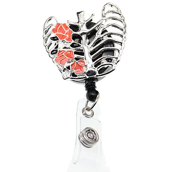 1pc /5pcs /10pcs rhinestone enamel thoracic cavity shape badge reel retractable id badge holder for nurse doctor hospital, Gray
1pc /5pcs /10pcs rhinestone enamel thoracic cavity shape badge reel retractable id badge holder for nurse doctor hospital, Gray