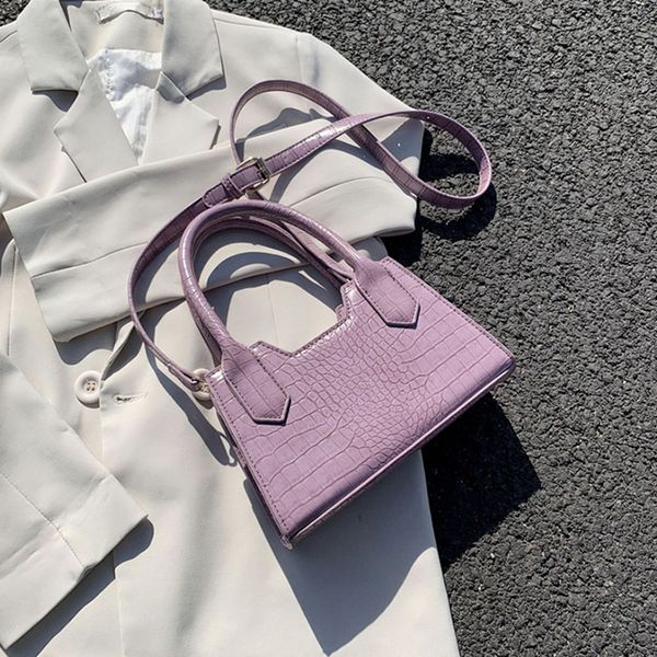 small crocodile pattern solid color pu leather crossbody bags for women 2020 summer lady shoulder handbags female simple totes
small crocodile pattern solid color pu leather crossbody bags for women 2020 summer lady shoulder handbags female simple totes