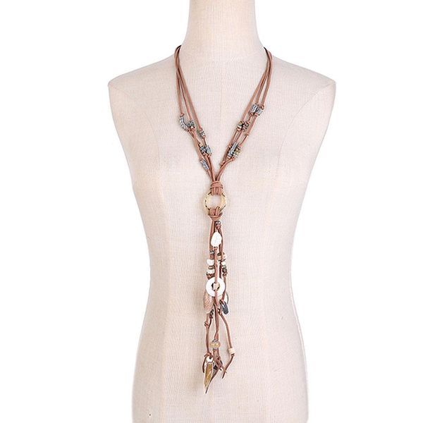 bohemia women necklace seashell resin choker multi-layer necklace long sweater chain clothes decor jewelery woman's accesories, Silver
bohemia women necklace seashell resin choker multi-layer necklace long sweater chain clothes decor jewelery woman's accesories, Silver