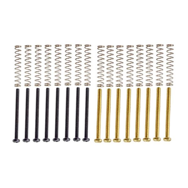 16pcs double coil guitar humbucker pickup ring screws&springs for electric guitar replacement
16pcs double coil guitar humbucker pickup ring screws&springs for electric guitar replacement