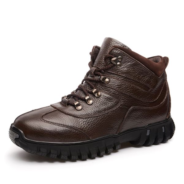 genuine leather men boots combat men infantry tactical army quality boots supper warm fur winter snow, Black
genuine leather men boots combat men infantry tactical army quality boots supper warm fur winter snow, Black