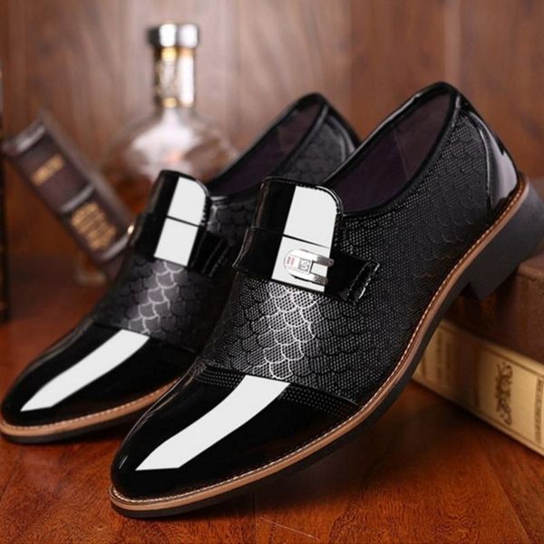 men formal shoes nice business dress wedding pointed toe fashion pu leather shoes flats oxford for men mar22, Black
men formal shoes nice business dress wedding pointed toe fashion pu leather shoes flats oxford for men mar22, Black