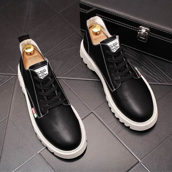 errfc luxury designer white oxford shoes men fashion thick bottom pu leather shoes man black trending leisure work 38-43
errfc luxury designer white oxford shoes men fashion thick bottom pu leather shoes man black trending leisure work 38-43