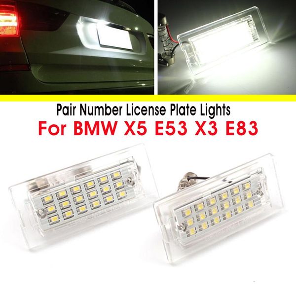 pair car led number license plate light lamp 18 led for x5 e53 1999-2006 x3 e83 2003-2010
pair car led number license plate light lamp 18 led for x5 e53 1999-2006 x3 e83 2003-2010