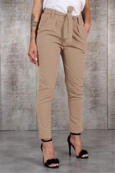 fashion women high waist casual pants fashion ladies lace up skinny pants lady office bandage elastic pencil with sashes, Blue
fashion women high waist casual pants fashion ladies lace up skinny pants lady office bandage elastic pencil with sashes, Blue
