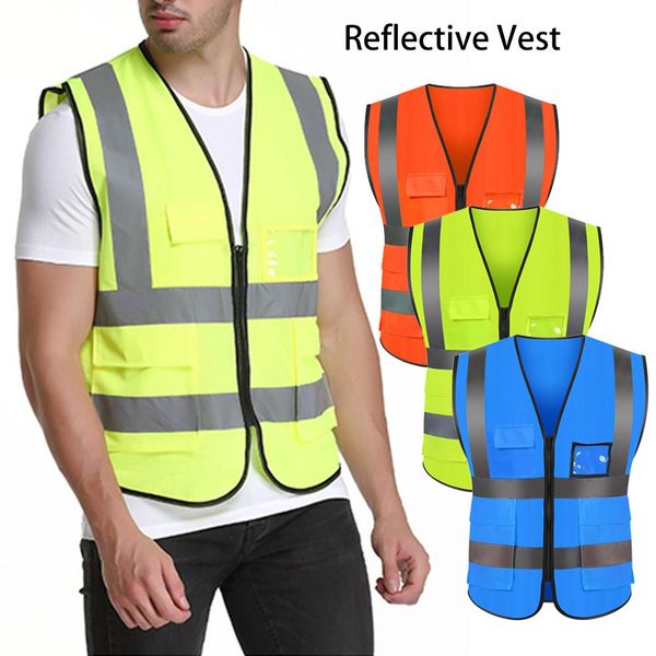 high visibility reflective sport vest adjustable safety vests lightweight and breathable with multi pockets
high visibility reflective sport vest adjustable safety vests lightweight and breathable with multi pockets