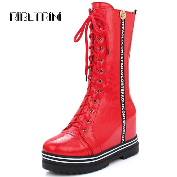 ribetrini ins female round toe increasing height shoes woman 2020 winter metallic boots women platform lace up boots, Black
ribetrini ins female round toe increasing height shoes woman 2020 winter metallic boots women platform lace up boots, Black