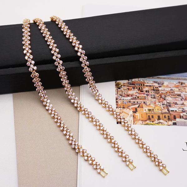 2020 lovely pink stones young girl austria crystal zircon ladies bracelet jewelry accessories fantastic wristlet trinket, Black
2020 lovely pink stones young girl austria crystal zircon ladies bracelet jewelry accessories fantastic wristlet trinket, Black