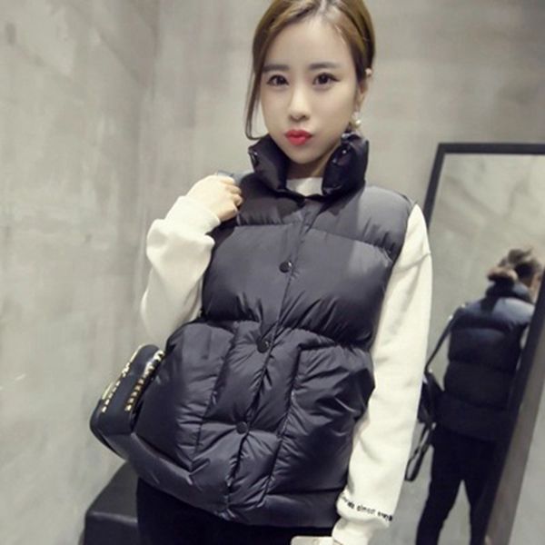 plus size xl female outwear brand vest coat autumn winter women cotton vest white duck down soft warm waistcoat, Black;white
plus size xl female outwear brand vest coat autumn winter women cotton vest white duck down soft warm waistcoat, Black;white