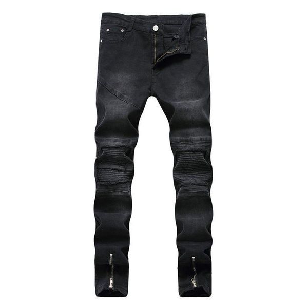 crazy2019 pop lguc.h autumn black light blue jeans men motorcycle knee fold corrugated side zipper stretch men's cowboy pencil pants
crazy2019 pop lguc.h autumn black light blue jeans men motorcycle knee fold corrugated side zipper stretch men's cowboy pencil pants