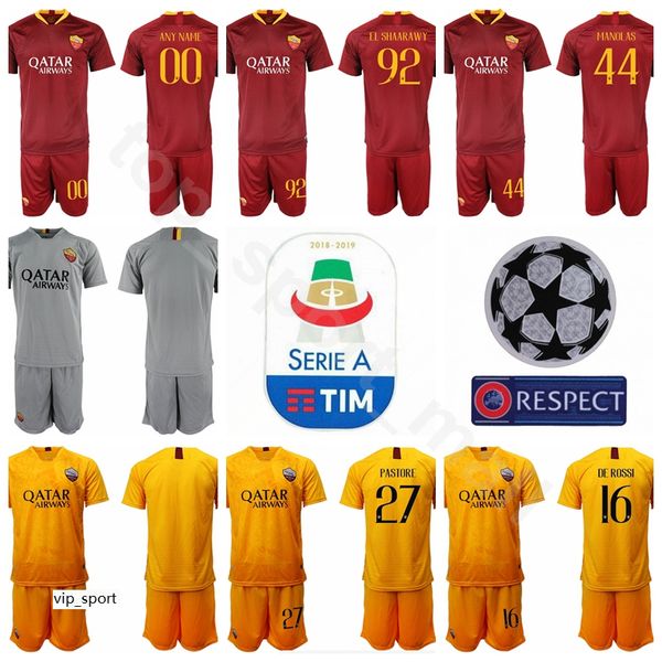 2020 fc as roma soccer jersey set 22 nicolo zaniolo 9 edin dzeko 8 diego perotti 34 justin kluivert football shirt kits, Black
2020 fc as roma soccer jersey set 22 nicolo zaniolo 9 edin dzeko 8 diego perotti 34 justin kluivert football shirt kits, Black