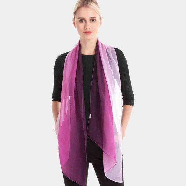 women fashion gradient scarf shawl thin beach towel simulation silk casual office play scarf decoration all seasons beautiful, Blue;gray
women fashion gradient scarf shawl thin beach towel simulation silk casual office play scarf decoration all seasons beautiful, Blue;gray