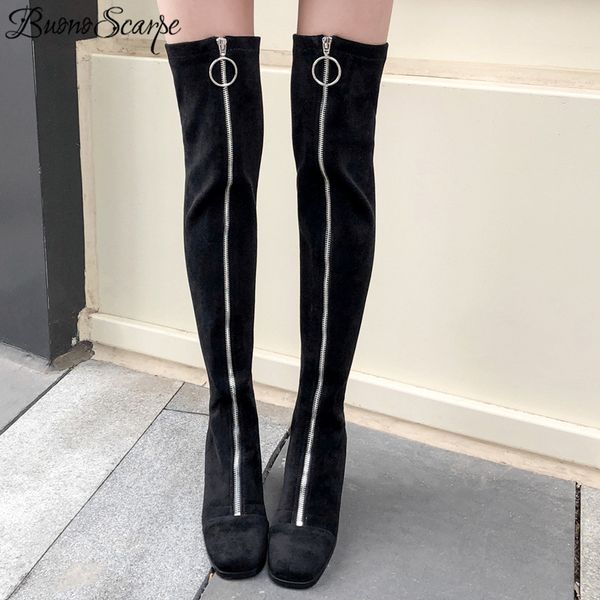 slim women over the knee boots square toe women front zipper botas mujer black leather shoes girls thigh high long boots
slim women over the knee boots square toe women front zipper botas mujer black leather shoes girls thigh high long boots