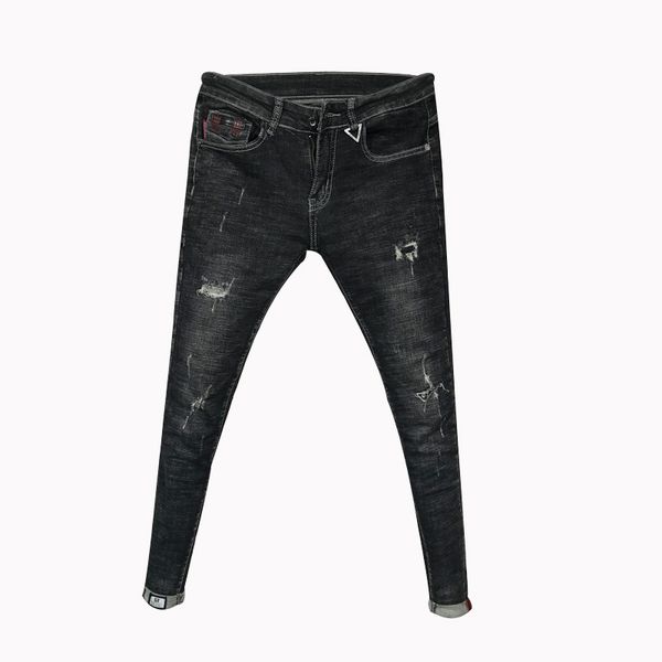 wholesale 2020 fashion shredded pants trendy men's slim jeans korean denim social youth feet pants hair stylist pencil, Blue
wholesale 2020 fashion shredded pants trendy men's slim jeans korean denim social youth feet pants hair stylist pencil, Blue