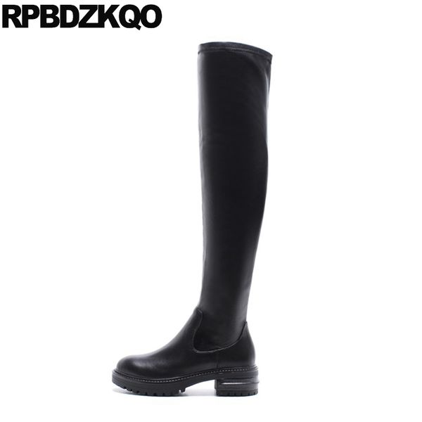 black fashion sheepskin big size slim thigh high boots for plus women genuine leather chunky platform knee slip on shoes custom
black fashion sheepskin big size slim thigh high boots for plus women genuine leather chunky platform knee slip on shoes custom