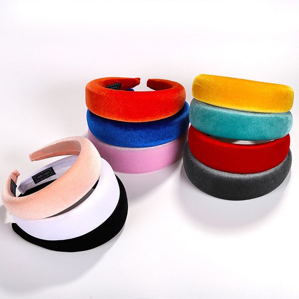 2020 new fashion sponge hair bands soft colorful vintage headbands velvet sweet candy color headwear hair accessories for women
2020 new fashion sponge hair bands soft colorful vintage headbands velvet sweet candy color headwear hair accessories for women