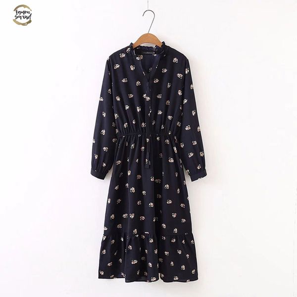 women plus size dress floral print long sleeve casual chiffon autumn dresses vintage ruffles pleated bow dress vestidos, Black;gray
women plus size dress floral print long sleeve casual chiffon autumn dresses vintage ruffles pleated bow dress vestidos, Black;gray