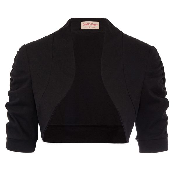 black bolero shrug women elegant half sleeve wedding party work office shrugs light crop open stitch short all-match shawl wrap, Black;brown
black bolero shrug women elegant half sleeve wedding party work office shrugs light crop open stitch short all-match shawl wrap, Black;brown