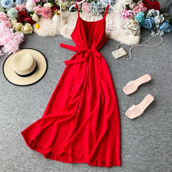 2020 vintage round neck women long dress summer beach party maxi dress casual high waist red/yellow/black dresses for female new, Black;gray
2020 vintage round neck women long dress summer beach party maxi dress casual high waist red/yellow/black dresses for female new, Black;gray