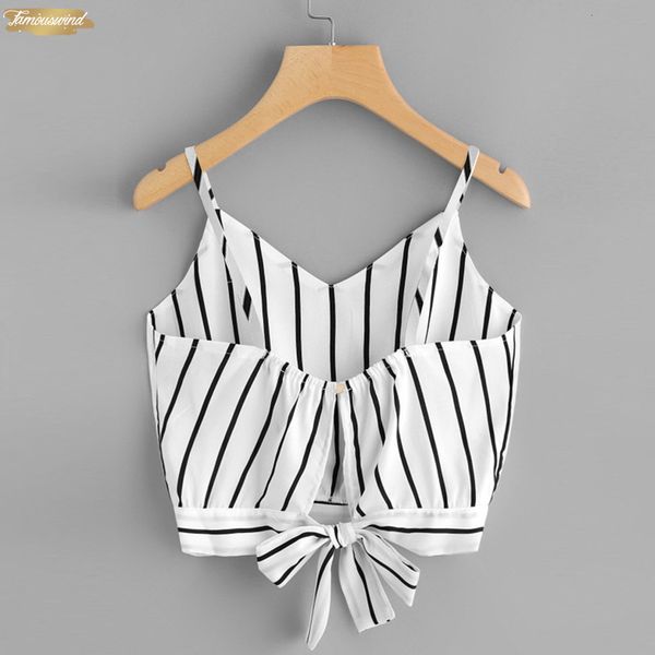 new 2019 arrvial crop striped tie sashes cami casual bow knot cropped women tank cropped feminino, White
new 2019 arrvial crop striped tie sashes cami casual bow knot cropped women tank cropped feminino, White