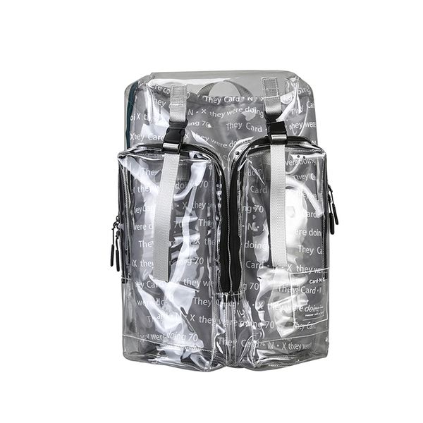 men's backpack shoulder bag men tide brand in europe and america streets pvc bag female korean high school ins harajuku fashion trend
men's backpack shoulder bag men tide brand in europe and america streets pvc bag female korean high school ins harajuku fashion trend
