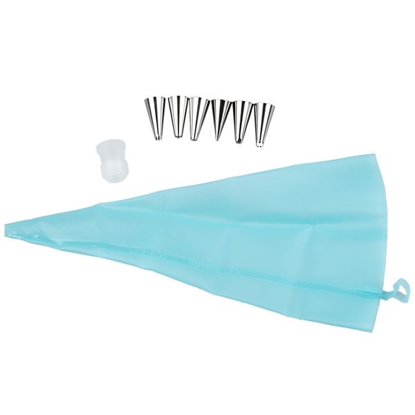 6 pcs pastry tube+pastry bag silicone creme cake decoration other bakeware
6 pcs pastry tube+pastry bag silicone creme cake decoration other bakeware