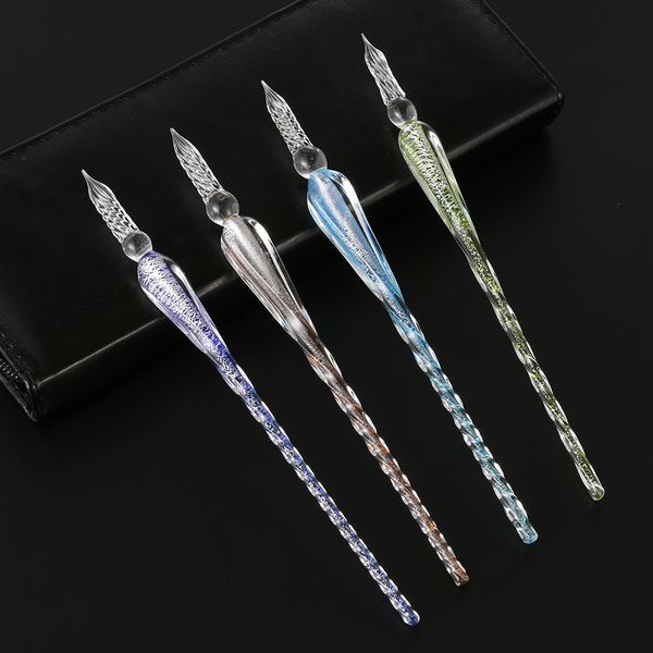 1 pc glass drip fountain pen vintage glass dip dipping pen signature filling ink fountain pens with new
1 pc glass drip fountain pen vintage glass dip dipping pen signature filling ink fountain pens with new