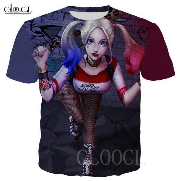 movie birds of prey funny t-shirt men women plus size t shirt harley quinn clown 3d print t shirt sweatshirts sportswear tee, White;black
movie birds of prey funny t-shirt men women plus size t shirt harley quinn clown 3d print t shirt sweatshirts sportswear tee, White;black