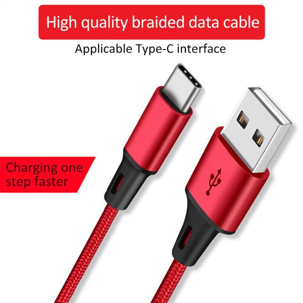 Нейлоновый USB-кабель зарядного устройства типа C для передачи данных для Xiaomi 5 Huawei
Нейлоновый USB-кабель зарядного устройства типа C для передачи данных для Xiaomi 5 Huawei