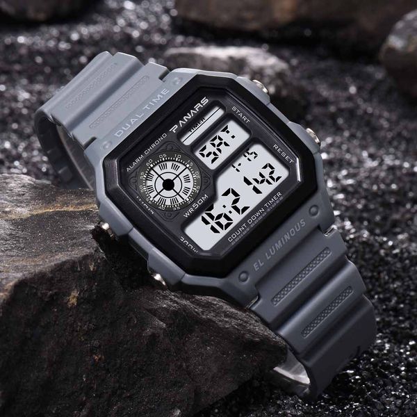 digital watch men dual time personality men's multi function led electronic wrist watch fashion casual new round buckle relojes, Slivery;brown
digital watch men dual time personality men's multi function led electronic wrist watch fashion casual new round buckle relojes, Slivery;brown