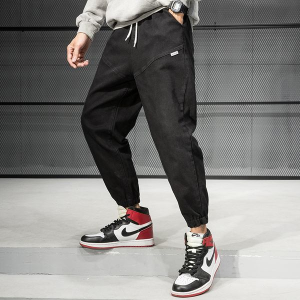 fashion streetwear men jeans loose fit elastic waist size s-5xl cargo pants harem trouser slack bottom hip hop jeans men joggers, Blue
fashion streetwear men jeans loose fit elastic waist size s-5xl cargo pants harem trouser slack bottom hip hop jeans men joggers, Blue