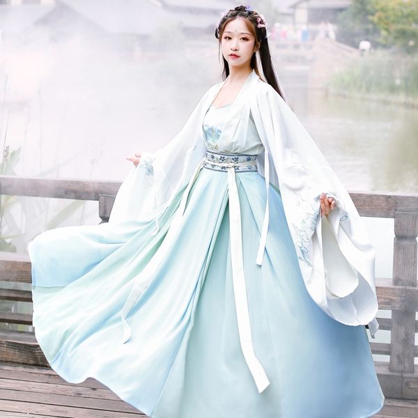 2020 exquisite dance costumes embroidery hanfu women ancient fairy dress folk festival outfit singers performance clothing, Black;red
2020 exquisite dance costumes embroidery hanfu women ancient fairy dress folk festival outfit singers performance clothing, Black;red