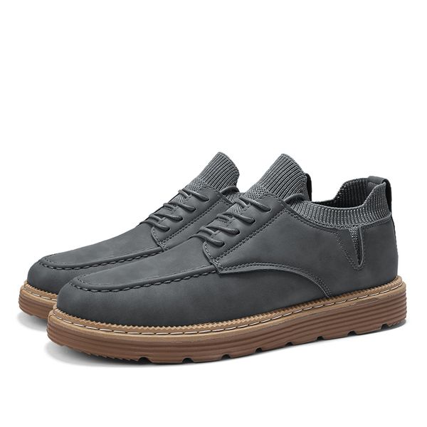 2019 men cow leather shoes fashion casual leather shoes anti-slip new autumn youth street sock mouth flats *5916, Black
2019 men cow leather shoes fashion casual leather shoes anti-slip new autumn youth street sock mouth flats *5916, Black