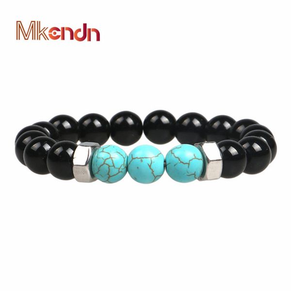 mkendn new arrival 10mm matte onyx turquoises stone beads screw cap bracelets feminino yoga reiki prayer male female bracelet, Black
mkendn new arrival 10mm matte onyx turquoises stone beads screw cap bracelets feminino yoga reiki prayer male female bracelet, Black