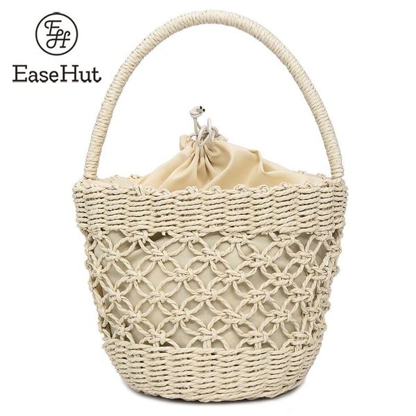 easehut hollow out round straw drawstring bag for women handmade summer boho beach vacation handbag tote woven bucket rattan bag
easehut hollow out round straw drawstring bag for women handmade summer boho beach vacation handbag tote woven bucket rattan bag