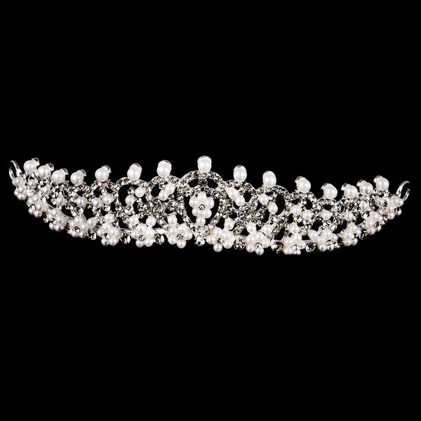 vintage crystal rhinestone pearls tiara headband wedding hair accessories, Silver
vintage crystal rhinestone pearls tiara headband wedding hair accessories, Silver