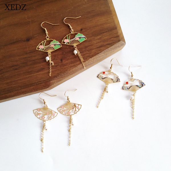 xedz new fan-shaped summer lotus hollow earrings jewelry fashion trend women sunset peach blossom landscape picture earring frie, Golden;silver
xedz new fan-shaped summer lotus hollow earrings jewelry fashion trend women sunset peach blossom landscape picture earring frie, Golden;silver