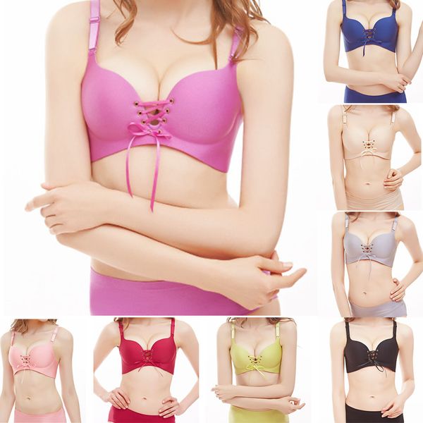 new pull b women big size 3/4 cup bra seamless bra gather adjustable underwear no rims super push up, Red;black
new pull b women big size 3/4 cup bra seamless bra gather adjustable underwear no rims super push up, Red;black