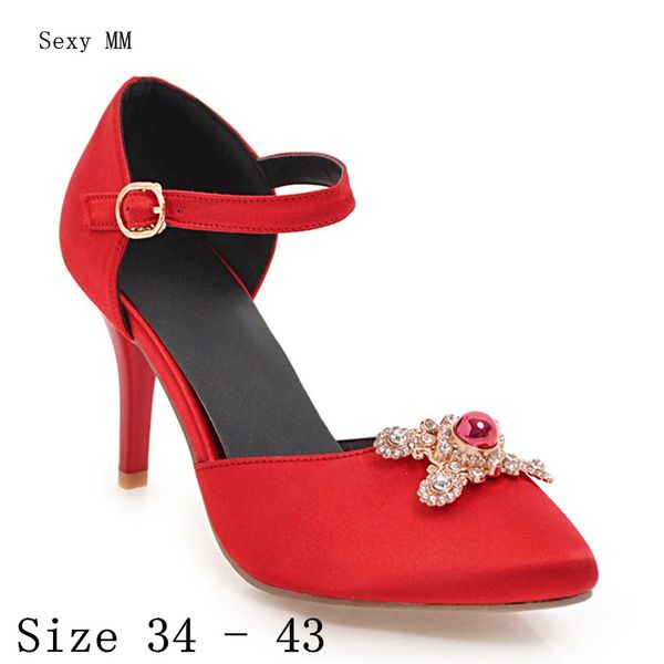 d'orsay high heels women high heel shoes pumps stiletto woman party wedding shoes kitten heels plus size 34 - 40 41 42 43, Black
d'orsay high heels women high heel shoes pumps stiletto woman party wedding shoes kitten heels plus size 34 - 40 41 42 43, Black