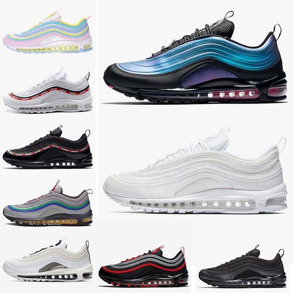sale new 97 designer brand running shoes 97s laser fuchsia triple white undefeated-black silver bullet men trainers sneakers 36-45
sale new 97 designer brand running shoes 97s laser fuchsia triple white undefeated-black silver bullet men trainers sneakers 36-45