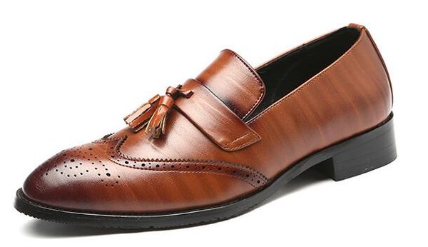 brand new tassel moccasins men leather loafers luxury bullock shoes classic mans footwear formal shoes plus size 38-48, Black
brand new tassel moccasins men leather loafers luxury bullock shoes classic mans footwear formal shoes plus size 38-48, Black