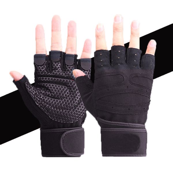 weight lifting fitness gloves for men and women gym cycling yoga bodybuilding training breathable anti-slip half finger gloves