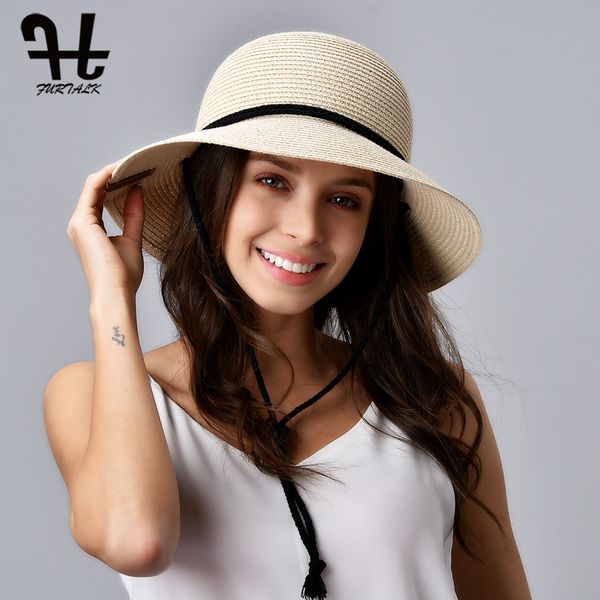 furtalk summer hat for women straw hat beach sun hat female wide brim upf 50+ sun protection bucket hats cap with wind lanyard t200602, Blue;gray
furtalk summer hat for women straw hat beach sun hat female wide brim upf 50+ sun protection bucket hats cap with wind lanyard t200602, Blue;gray
