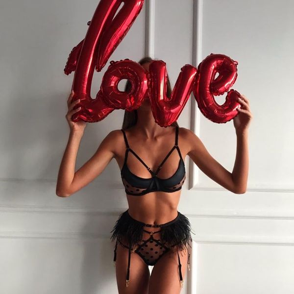 lingerie bra set mesh women's sling lace lingerie bra+garter+briefs set dot babydoll sleepwear sets lenceria, Red;black
lingerie bra set mesh women's sling lace lingerie bra+garter+briefs set dot babydoll sleepwear sets lenceria, Red;black