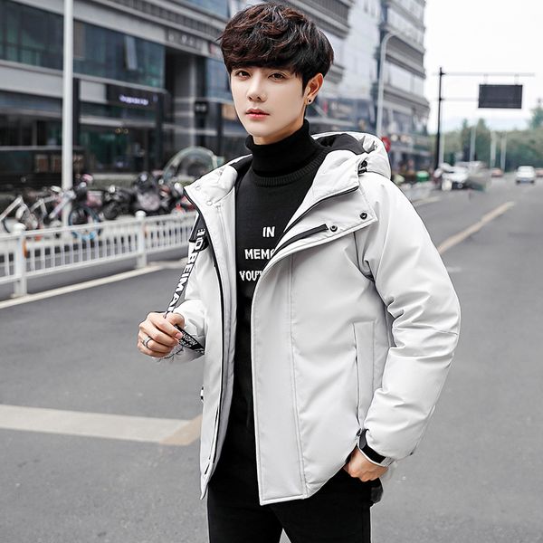 autumn and winter men hooded thick solid color down jacket large size origional hong kong style white duck down jacket men's, Black
autumn and winter men hooded thick solid color down jacket large size origional hong kong style white duck down jacket men's, Black
